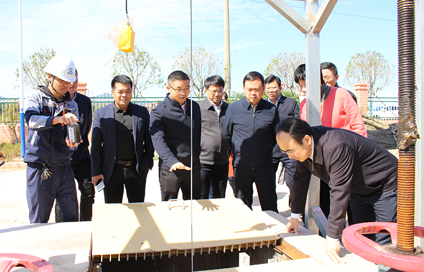 江西省生態(tài)環(huán)境廳黨組書記、廳長徐延彬一行蒞臨挺進(jìn)環(huán)保和樂新村項目點視察調(diào)研